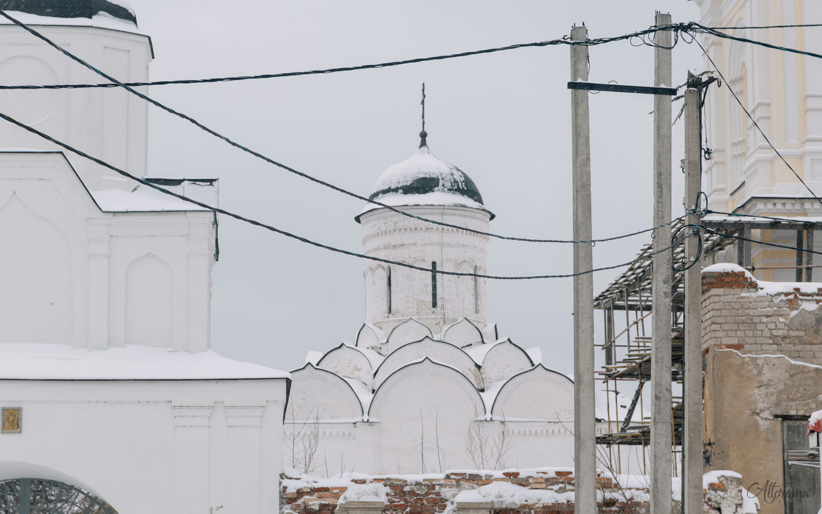 Купола церкви города Киржач