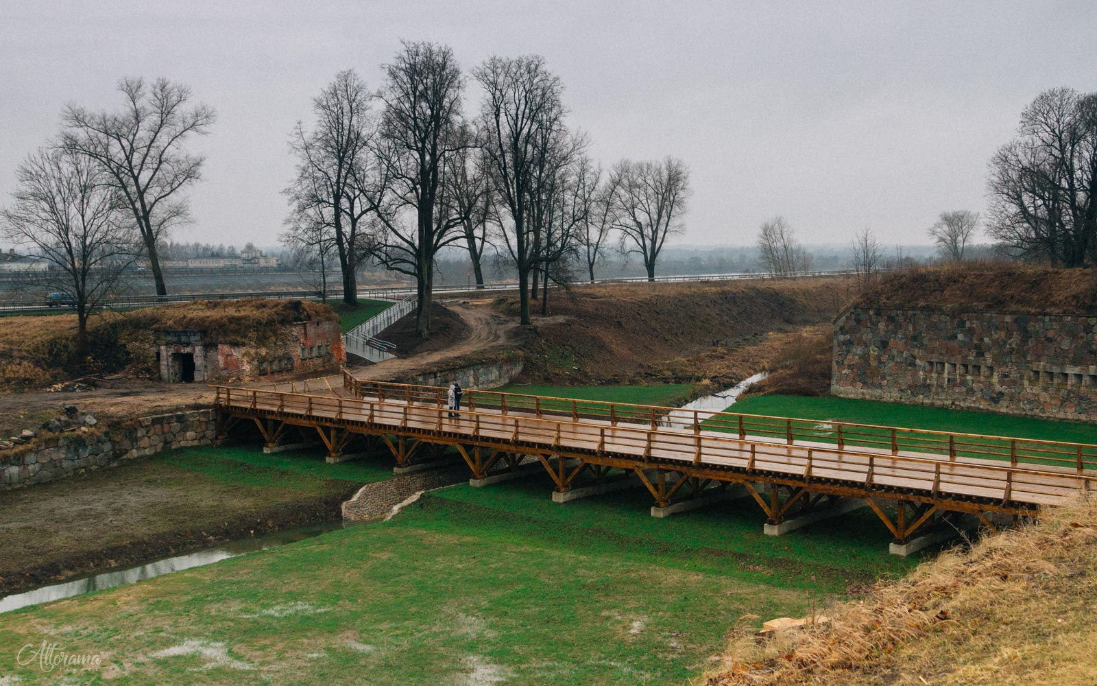 Мост к крепости Даугавпилса 